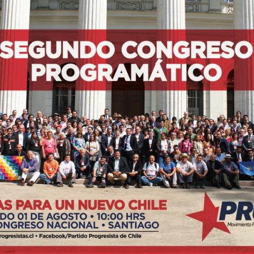 Partido Progresista celebró Congreso Programático reafirmando compromiso con la  Asamblea Constituyente y anunció candidatura en Santiago Centro
