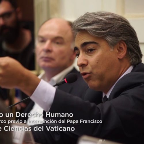 [VIDEO] Marco Clausura cumbre del Agua junto a Papa Francisco y propone: el Agua como derecho humano