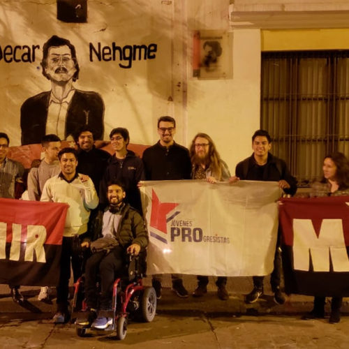 Juventudes Progresistas conmemoraron el asesinato de Jecar Neghme