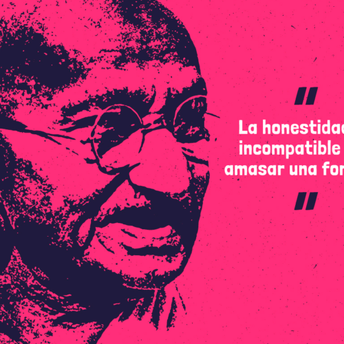 Gandhi y sus mejores frases: “Los grilletes de oro son mucho peores que los de hierro”