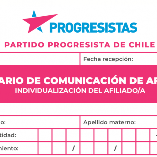 Servel aprobó nueva ficha de afiliación al Partido Progresista