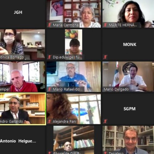 Marco Enríquez-Ominami expuso junto a ex presidentes de España y Colombia en seminario internacional sobre el manejo de los gobiernos de la crisis pandémica