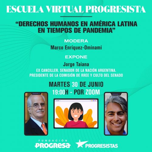 Ex canciller argentino expondrá en taller de Marco Enríquez-Ominami sobre derechos humanos en tiempos de Covid-19 Ex canciller argentino expondrá en taller de Marco Enríquez-Ominami sobre derechos humanos en tiempos de Covid-19