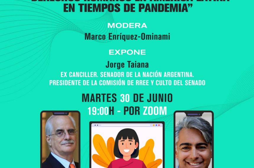 Ex canciller argentino expondrá en taller de Marco Enríquez-Ominami sobre derechos humanos en tiempos de Covid-19 Ex canciller argentino expondrá en taller de Marco Enríquez-Ominami sobre derechos humanos en tiempos de Covid-19