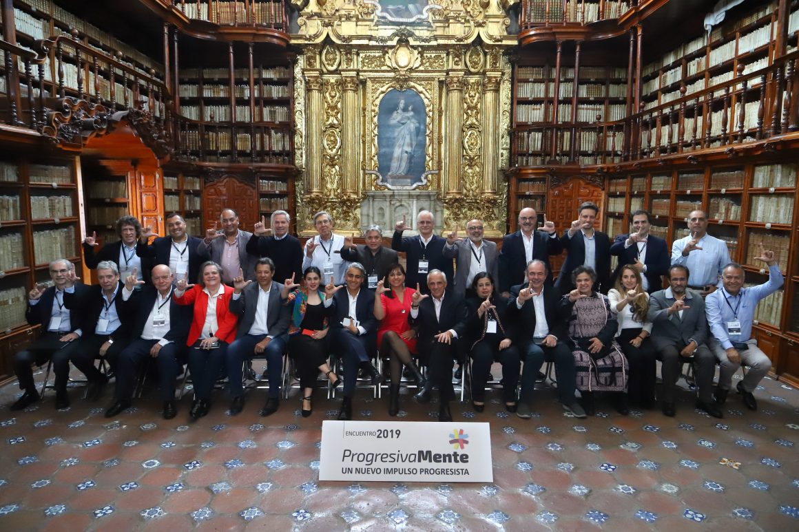 Líderes del PRO encabezan primer aniversario del Grupo de Puebla, impulsado por Marco Enríquez-Ominami