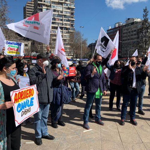 Progresistas lanzan campaña oficial por el Apruebo: “Se inicia un proceso histórico conquistado por los chilenos”