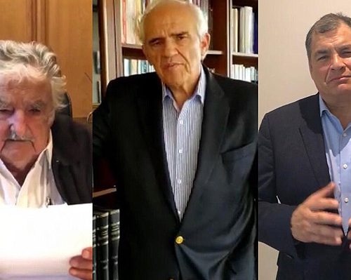 [EMOL] Ex presidentes Mujica, Samper y Correa llaman a chilenos a votar por el Apruebo en Plebiscito de octubre