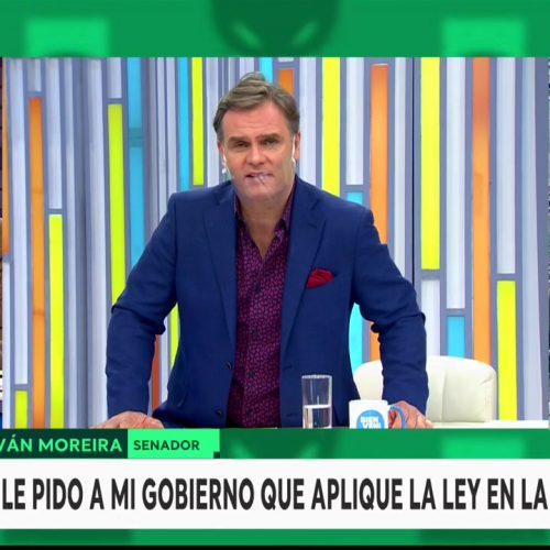 [T 13] Enríquez-Ominami y Schalper debaten sobre el paro de camioneros