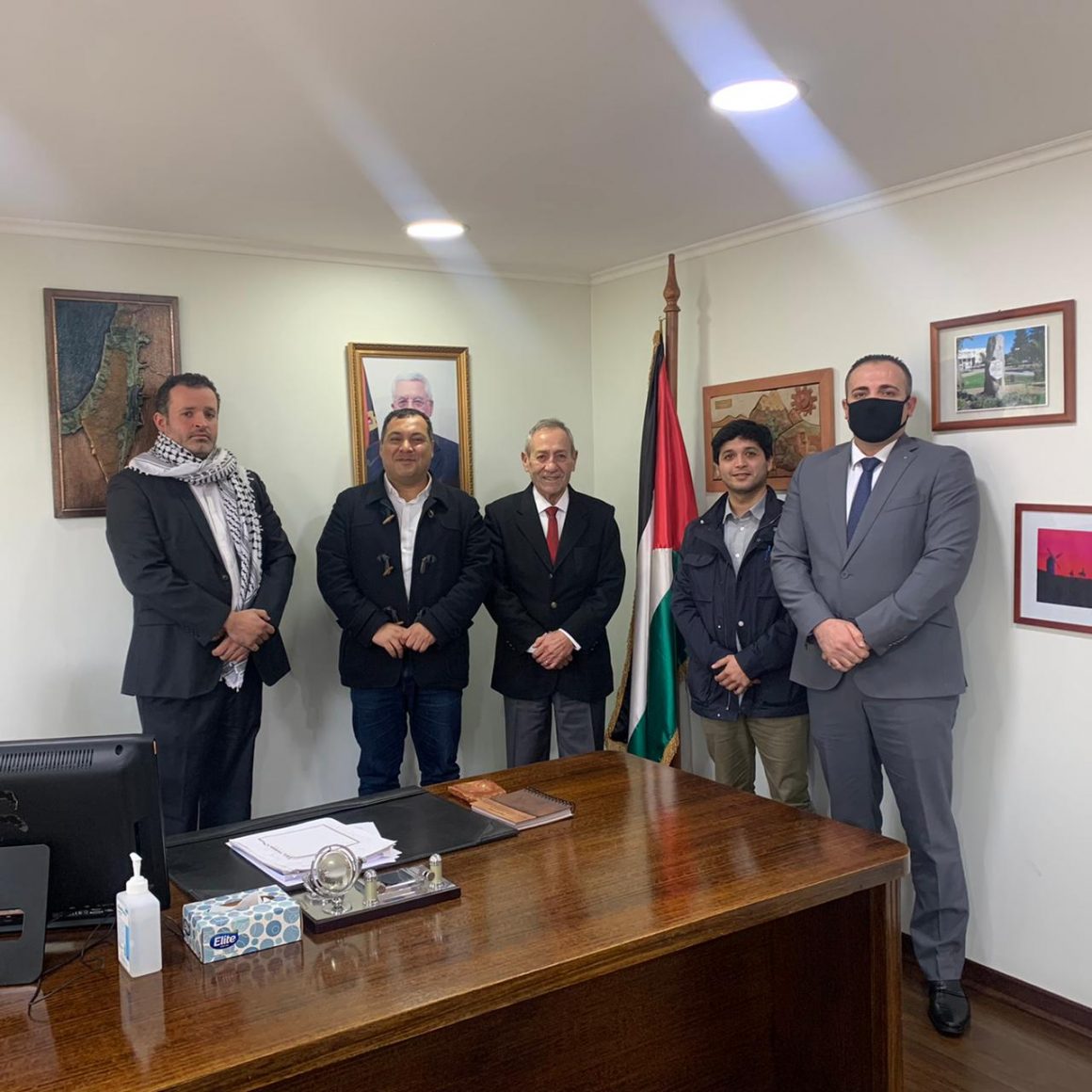 Líderes del Partido Progresista se reúnen con el Embajador de Palestina en Chile: “Nuestra condena a la violencia del Estado de Israel contra Palestina es total y absoluta”