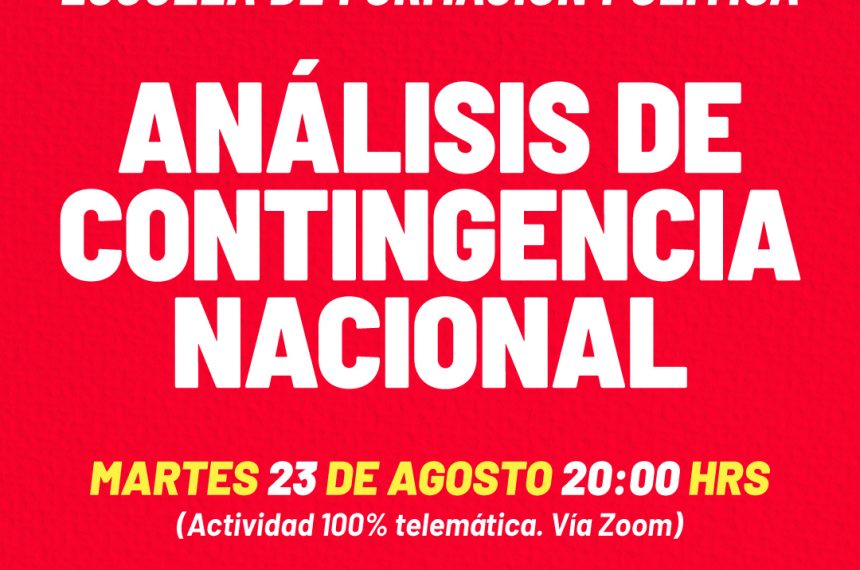 Cuarta sesión de la escuela de formación del Movimiento Otro Chile: Análisis de contingencia nacional Cuarta sesión de la escuela de formación del Movimiento Otro Chile: Análisis de contingencia nacional